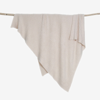 BAREFOOT DREAMS 竹纤维纯色童毯粉红色