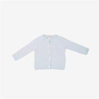 BAREFOOT DREAMS 竹纤维婴幼儿花边上衣粉蓝色