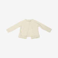 BAREFOOT DREAMS 竹纤维婴幼儿花边上衣珍珠白 3-6月