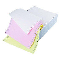 得力(deli)N241-3 塞纳河N241-3(1/2CS彩色撕边)电脑打印纸(一箱装)