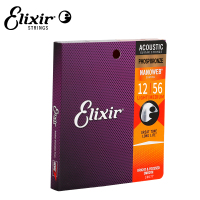 ELIXIR伊利克斯吉他弦 民谣琴弦套弦木吉它黄铜超薄覆膜11152 12-String Light