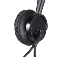 科特尔(CALLTEL)T500 水晶头插头 话务耳机耳麦 办公商务耳机 适用于话务员/客服/呼叫中心