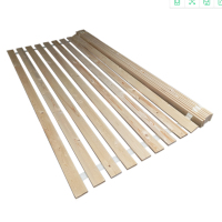床板0.9米单人铁床木板松木板条实木板条 纵向床板订制