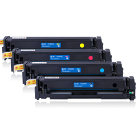 格之格202a硒鼓适用惠普m281fdw硒鼓m254dw M254NW M281FDN M280NW cf500a硒鼓 打印机带芯片四色套装