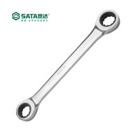 世达 扳手套筒公制全抛光双梅花快板10*11MM五金维修工具46202