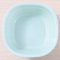 塑料水盆加厚方形卫浴洗脸盆多功能洗衣洗脚盆 粉色小号