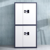 卓澳(ZHUOAO)保密柜文件柜双保险铁皮柜办公柜国宝锁档案柜钢制防盗蓝框白门保密柜