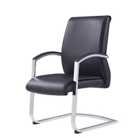 卓澳(ZHUOAO)办公电脑椅会议家用弓形皮质椅职员老板班前椅