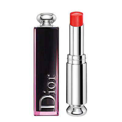 迪奥(Dior)魅惑釉唇膏 744花蝴蝶3.2g 保湿显色 元气橘子红 显白显气质