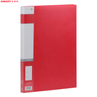 金得利(KINARY)AF605A4文件夹双夹强力夹红色