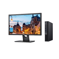 戴尔(Dell)3070MFF 23.8寸Mini台式电脑套机(I5-9500 8G 500G 128G 固态)