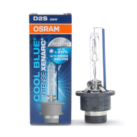 欧司朗OSRAM氙气灯汽车大灯灯泡D2S远光灯近光灯原车替换前大灯高亮35W色温5500K进口单支装CBI