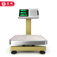 蓉城高精度钢按键小台秤电子秤商用计价秤60kg/1g公斤称重电子称台称地磅秤卖菜快递秤精准称重