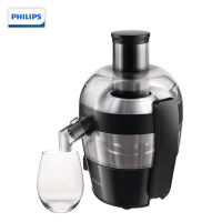 飞利浦(PHILIPS)榨汁机 家用多功能电动防滴漏迷你便携果蔬榨汁机