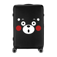 柏然 卡通熊本熊拉杆箱 小清新网红ins学生行李箱 20寸旅行箱
