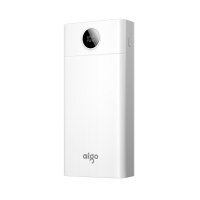 爱国者(aigo)W300 30000毫安大容量 支持华为小米苹果多接口输入 充电宝智能屏显聚合物移动电源
