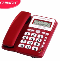 中诺(CHINO-E)C289 家用电话机 固定电话机 红色