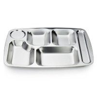 陇步昇 不锈钢的快餐盘