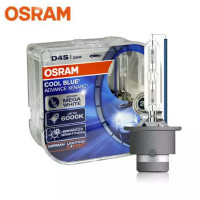 欧司朗OSRAM氙气灯汽车大灯灯泡D4S远光灯近光灯原车替换前大灯高亮35W色温6000K进口对装CBA