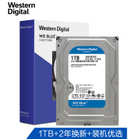 西部数据(WD)蓝盘 1TB SATA6Gb/s7200转64MB台式机械硬盘WD10EZEX