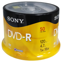 索尼（SONY）DVD-R光盘/刻录盘 16速4.7G 桶装50片