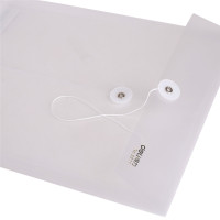 得力5511 A4透明缠绳档案袋(10个/包)