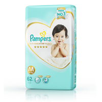 帮宝适(Pampers) m62 纸尿裤尿不湿大包装 中码62片 JH5