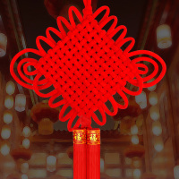 中国结 1.5CM线粗 12盘绒 挂件福字春节新年元旦装饰品挂饰挂件