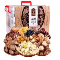 臻味-环球美果组合装2.98k(美国原色开心+澳洲巴旦木+土耳其金提干+美国开口榛子+巴西鲍鱼果+阿联酋椰枣)