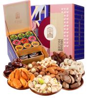 臻味-1.109kg环球组合装(土耳其原色开心+格鲁吉亚开口榛子+巴西鲍鱼果+腰果仁多智利蔓越莓干+核桃仁多等)