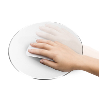 埃普(UP)AP-5C 金属鼠标垫商务办公笔记本电脑鼠标垫 电竞游戏鼠标垫 圆形铝合金MAC鼠标垫 手感爽滑易清洗