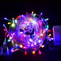 彩灯串 七彩灯 30米300灯(防水灯串)节日彩灯闪灯串灯七彩灯