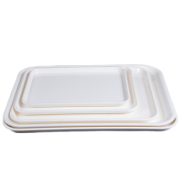 妙洁(MIAOJIE) 白色塑料托盘 30*21,33*24,38*29三个型号一套