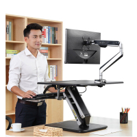 乐歌(Loctek) D8A 显示器支架桌面电脑显示器旋转升降显示器支架臂 显示器桌面支架 10-32英寸