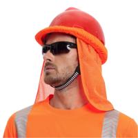 安大叔 HF140 防晒帽套 荧光橙 均码 100件起订(件)