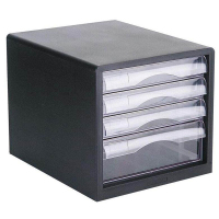 得力9774DJ点睛文件柜(黑)(只)