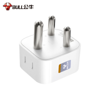 公牛转换器 GN-L01N 大南非标 转换插头 转换插座 16A粗圆脚公牛(bull)GN-L01N