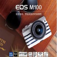佳能(Canon)EOS M100 微单相机 数码相机 微单套机 黑色(15-45 微单镜头)