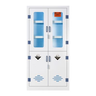 全简家具pp柜酸碱柜耐腐蚀化学品柜危险品储存柜试剂柜4门药品柜PP锁