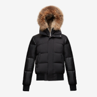 RUDSAK男士 BALE毛领连帽飞行员羽绒夹克