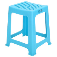 茶花0848DJ点睛条纹中方凳颜色随机 1个