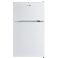 美的(Midea)BCD-88CM 冰箱双门小型两门家用办公室节能家用电冰箱 白色