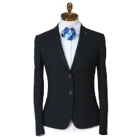 虎豹(HUBAO) 女士西服颜色：藏青色；面料：80%羊毛20%羊绒 HBW-119305-2Z（单位:件）