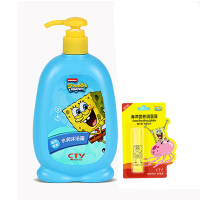 ZH 海绵宝宝水润沐浴露300g赠一支唇膏