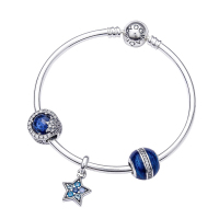 PANDORA潘多拉 925银手链 醉人夜色成品套装手链