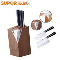 [苏宁]苏泊尔(SUPOR) TK1521Q 尖峰系列金弧不锈钢切片刀家用菜刀四件套