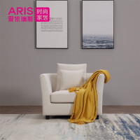 爱依瑞斯(ARIS) WFS-04 布艺沙发小户型沙发现代简约沙发可拆洗 总长约1.05m [单人位]