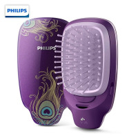 飞利浦（PHILIPS）卷发棒伴侣梳子按摩梳 负离子防静电梳子 颐和园专属礼盒装 HP4722/05BP(中国风紫色)