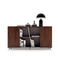 [精选]文件柜 茶水柜 美洲胡桃色1500W*420D*760H