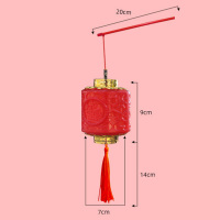 会军 儿童手提灯笼发光小号水晶灯笼